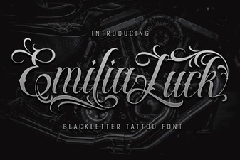 Emilia Luck: a Font for Creative Projects and Design