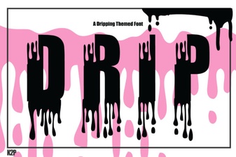 Dripx Font for Creative Digital Design Projects