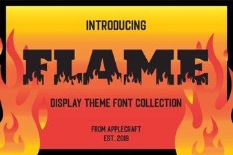 Design Creative Projects with Flame Font Styles