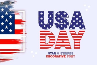 Get Patriotic with Free Usa Day Fonts