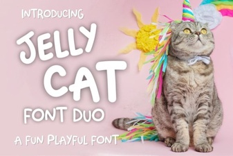 Jelly Cat Fonts for Creative Projects