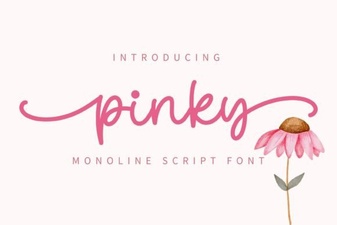 Create Designs with Pinky Font