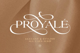Proyale Font: Elegant Style for Modern Projects
